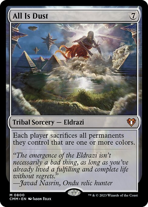 All Is Dust - Commander Masters #800 (Near Mint)