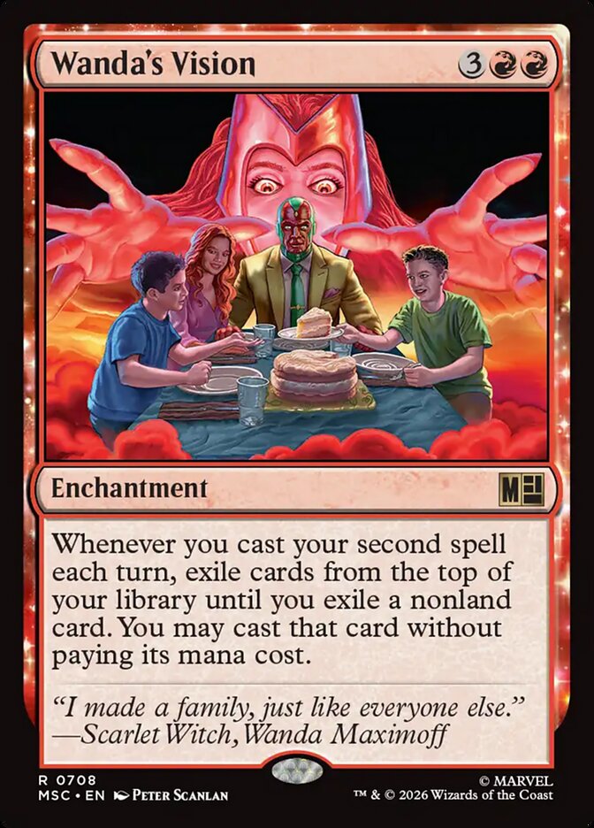 Wanda's Vision - Marvel Super Heroes Commander #708 (Lightly Played)
