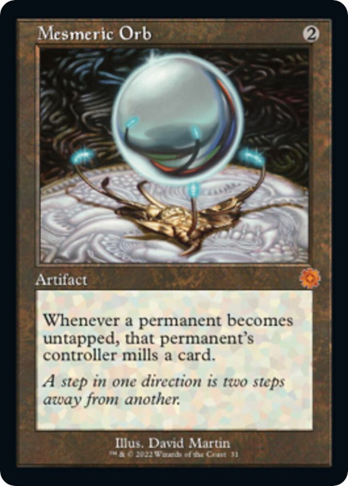 Mesmeric Orb - The Brothers' War: Retro Frame Artifacts #31 (Lightly Played Foil)