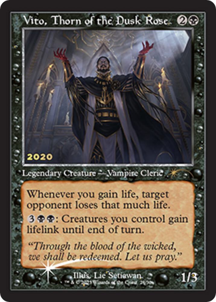 Vito, Thorn of the Dusk Rose - 30th Anniversary Promos #28 (Lightly Played Foil)