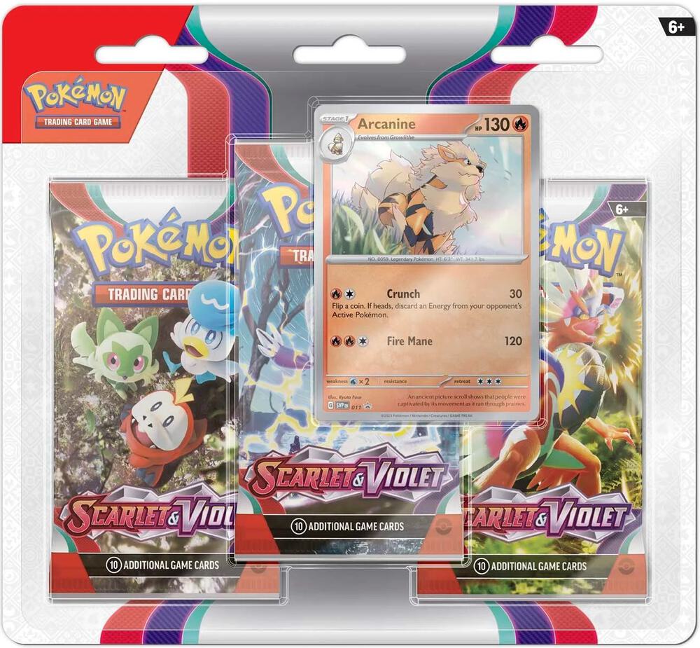 Pokémon Scarlet & Violet 3 Pack Blister