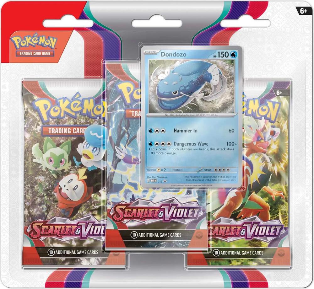Pokémon Scarlet & Violet 3 Pack Blister
