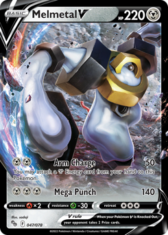 Melmetal V Holofoil - Pokémon GO #47 (Near Mint)