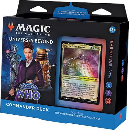 Magic: The Gathering Universes Beyond Doctor Who Commander Deck — Masters of Evil