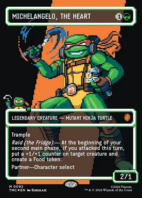 Michelangelo, the Heart - Teenage Mutant Ninja Turtles Eternal #92 (Near Mint Foil)