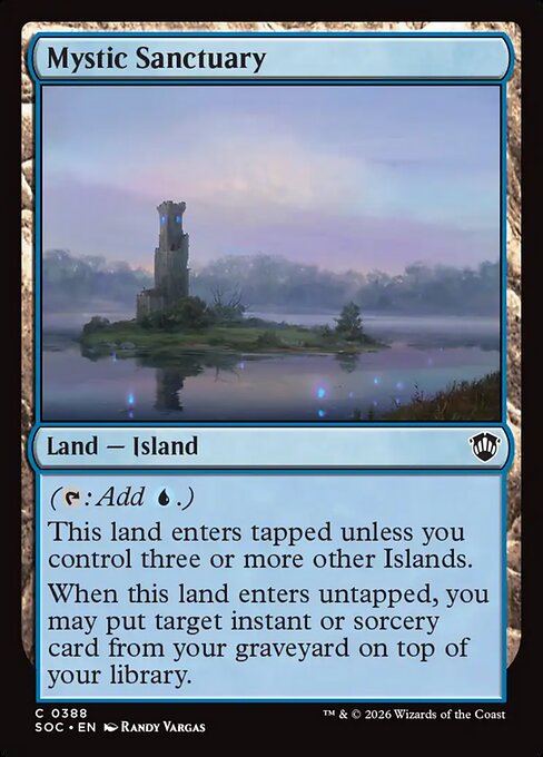 Mystic Sanctuary - Secrets of Strixhaven Commander #388 (Near Mint)
