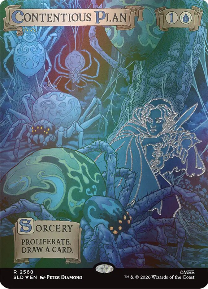Contentious Plan - Secret Lair Drop #2568 (Lightly Played Foil)