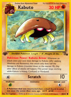 Kabuto unlimited - Fossil #50 (Damaged)