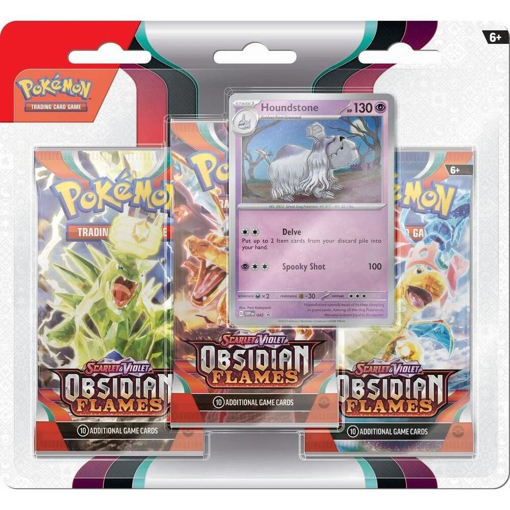 Pokémon Scarlet & Violet Obsidian Flames 3 Pack Blister
