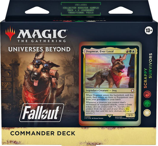 Magic: The Gathering Universes Beyond Fallout Commander Deck — Scrappy Survivors