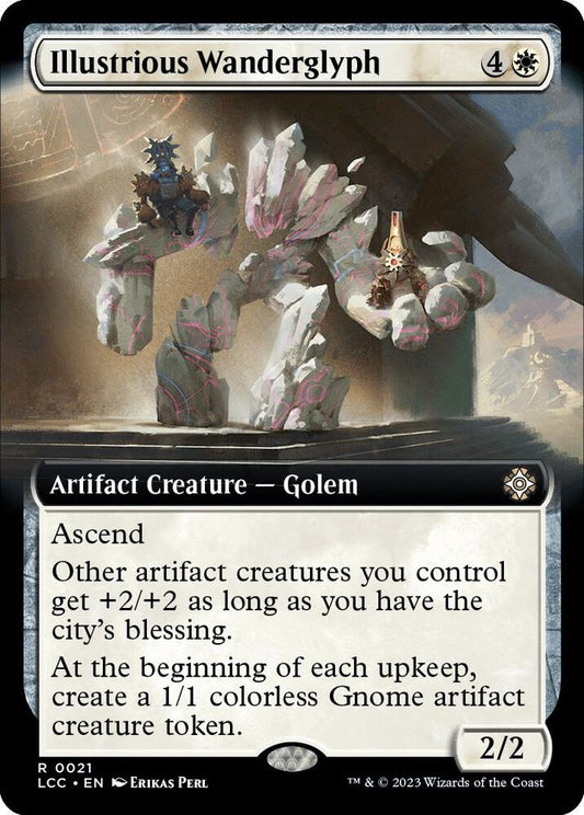 Illustrious Wanderglyph (Extended Art) - Commander: The Lost Caverns of Ixalan #21 (Lightly Played)
