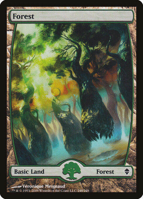 Forest - Zendikar #248 (Near Mint Foil)