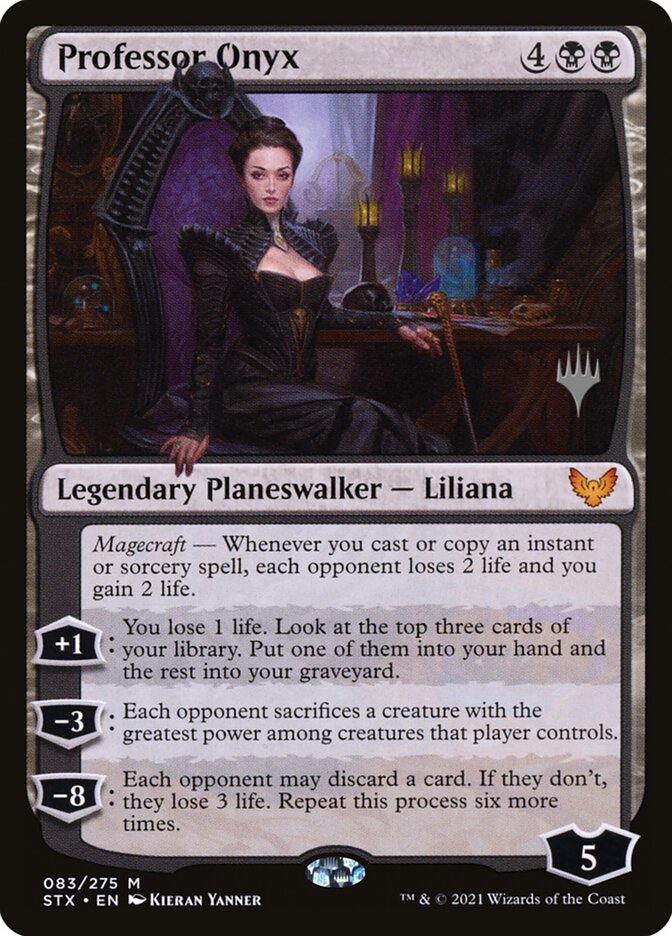 Professor Onyx - Strixhaven: School of Mages Promos #83p (Lightly Played)