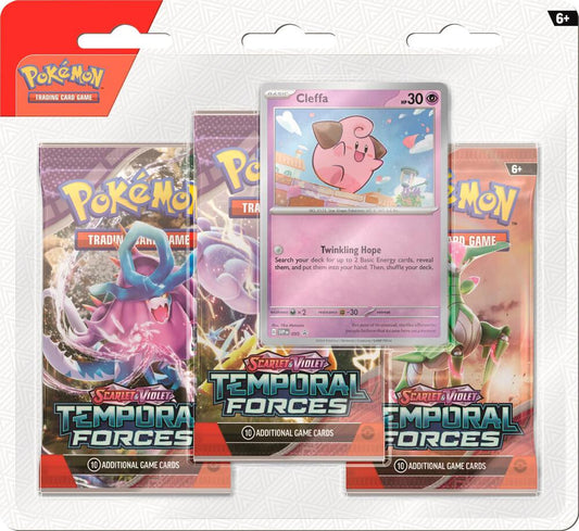 Pokémon Scarlet & Violet Temporal Forces 3 Pack Blister