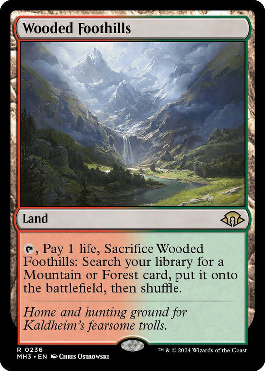 Wooded Foothills - Modern Horizons 3 #236 (Lightly Played)