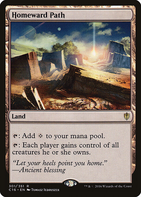 Homeward Path - Commander 2016 #301 (Near Mint)