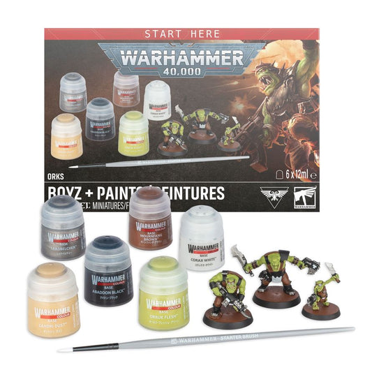 Warhammer 40,000: Orks-Boys + Paints