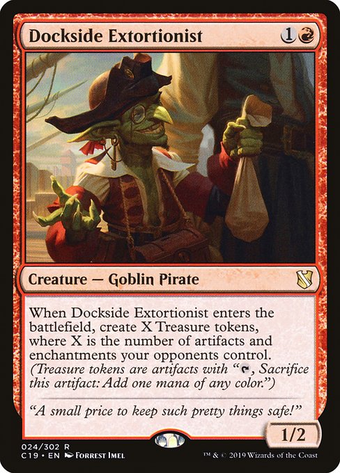 Dockside Extortionist - Commander 2019 #24 (Lightly Played)