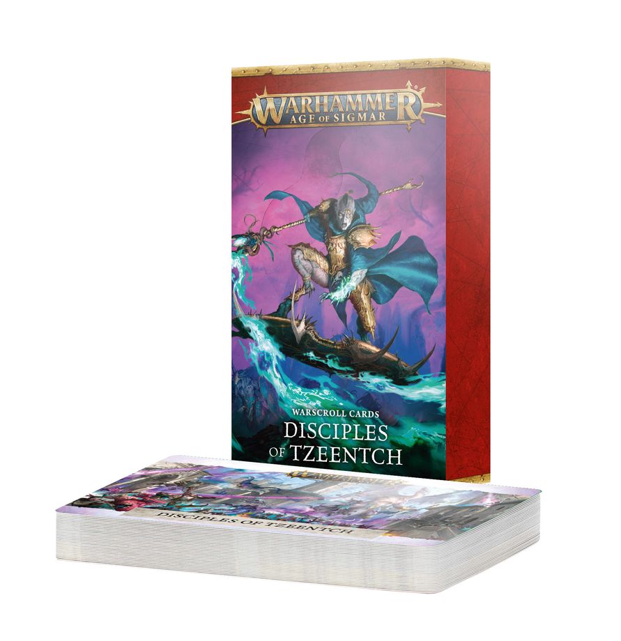 Warhammer Age of Sigmar Disciples of Tzeentch Warscroll Cards