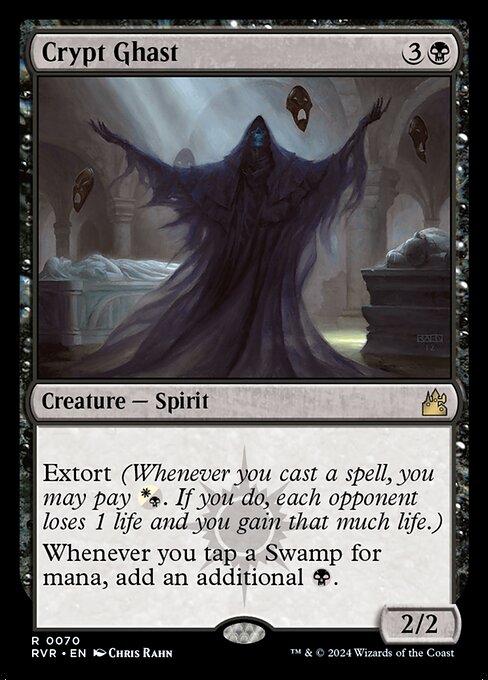 Crypt Ghast - Ravnica Remastered #70 (Near Mint Foil)