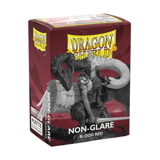 Dragon Shield Standard Non-Glare Blood Red Card Sleeves (100ct)