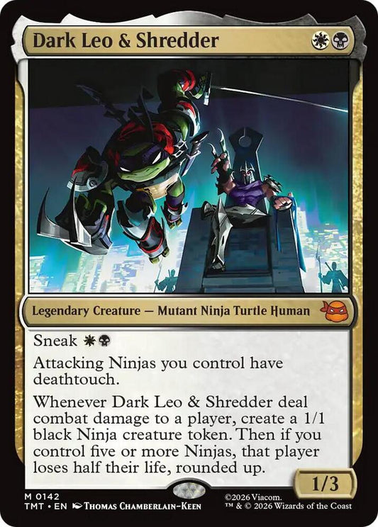 Dark Leo & Shredder - Teenage Mutant Ninja Turtles #142 (Lightly Played)