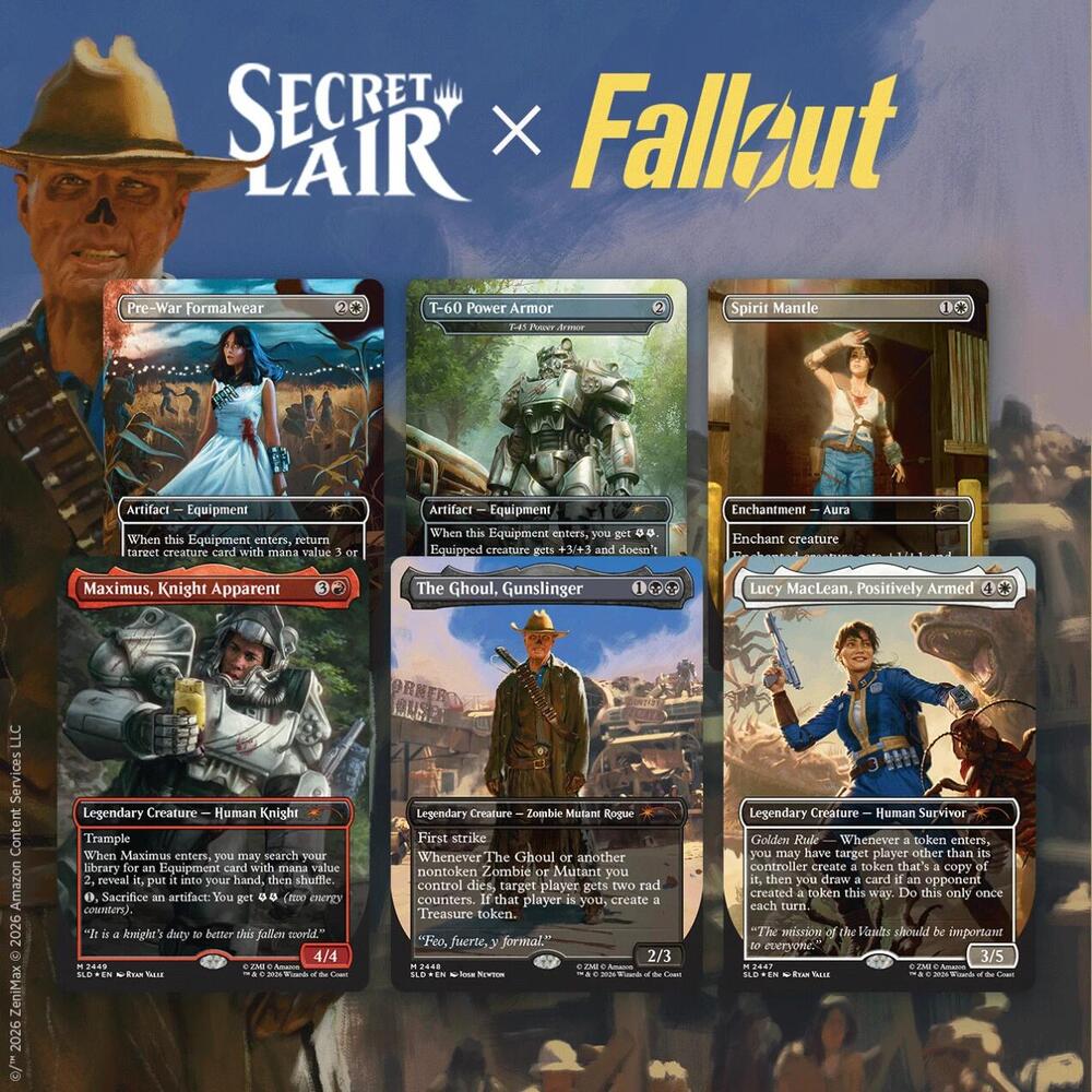 Magic: The Gathering Secret Lair Fallout: Beyond Vault 33 — Non-Foil Edition
