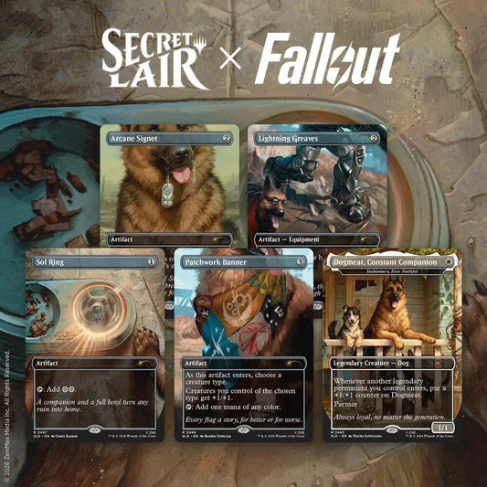 Magic: The Gathering Secret Lair Fallout: Greet the Dog — Non-Foil Edition