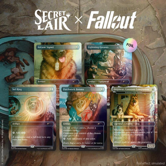 Magic: The Gathering Secret Lair Fallout: Greet the Dog — Traditional Foil Edition