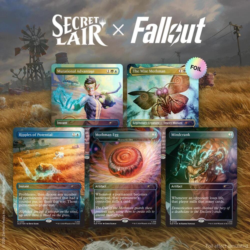 Magic: The Gathering Secret Lair Fallout: Rad — Traditional Foil Edition