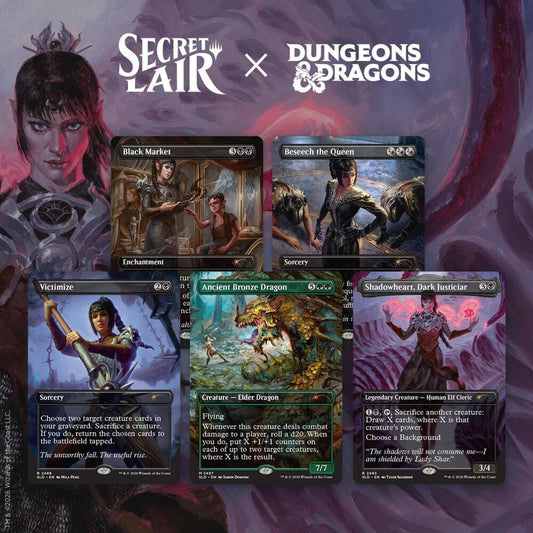 Magic: The Gathering Secret Lair Dungeons & Dragons: Shadowheart's Devotion — Non-Foil Edition