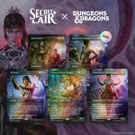 Magic: The Gathering Secret Lair Dungeons & Dragons: Shadowheart's Devotion — Traditional Foil Edition