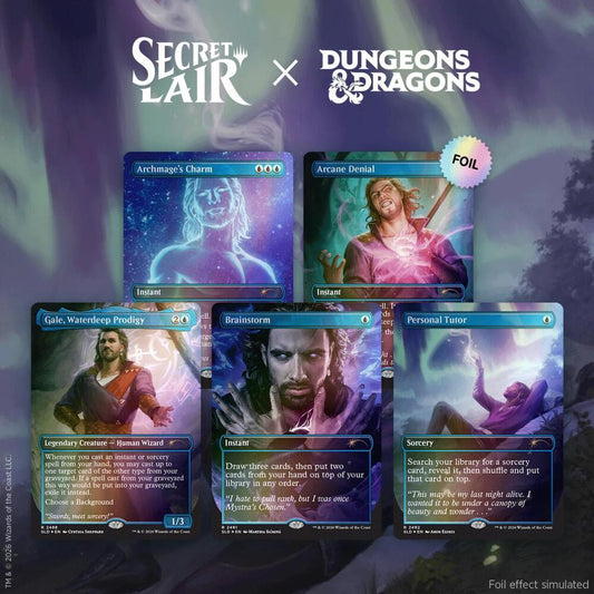 Magic: The Gathering Secret Lair Dungeons & Dragons: Gale's Ambition — Foil Edition