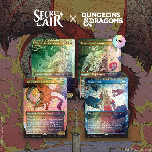 Magic: The Gathering Secret Lair Dungeons & Dragons: Whispers in Candlekeep — Foil Edition