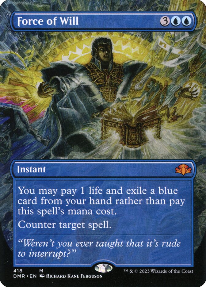 Force of Will - Dominaria Remastered #418 (Lightly Played)
