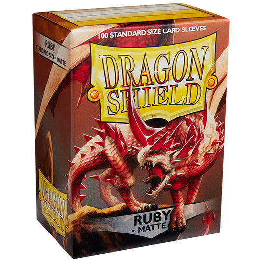 Dragon Shield 100Ct Box Matte Ruby
