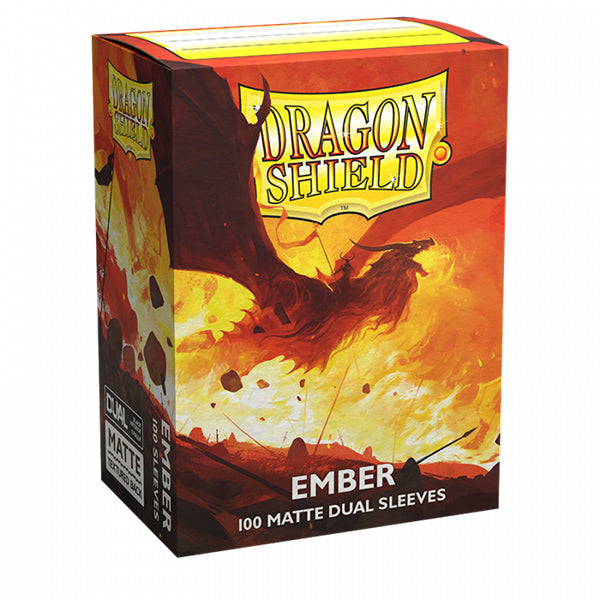 Dragon Shield Standard Dual Matte Ember Card Sleeves (100ct)