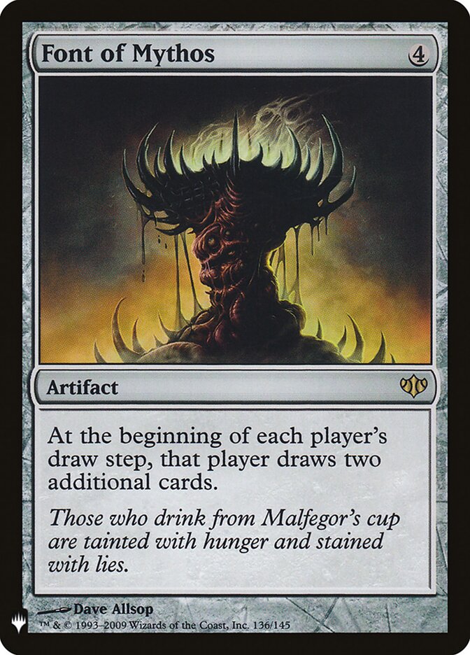 Font of Mythos - The List #CON-136 (Lightly Played)
