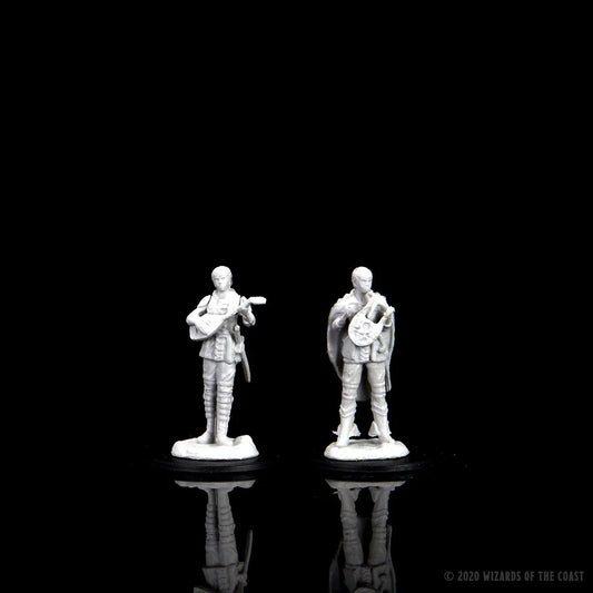 WizKids Dungeons & Dragons Nolzur's Marvelous Miniatures Unpainted Minis Wave 7 Female Half-Elf Bard