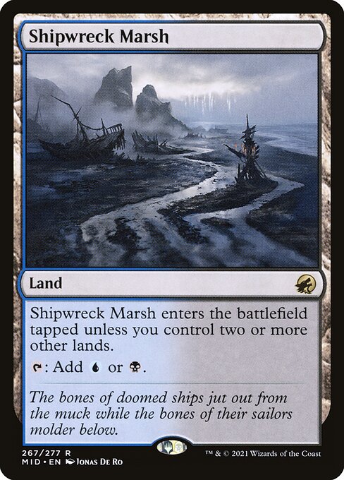 Shipwreck Marsh - Innistrad: Midnight Hunt #267 (Near Mint)