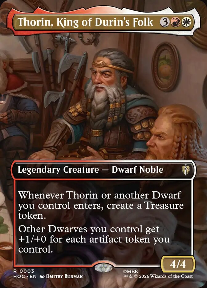 Thorin, King of Durin's Folk - The Hobbit Eternal #3 (Lightly Played Foil)