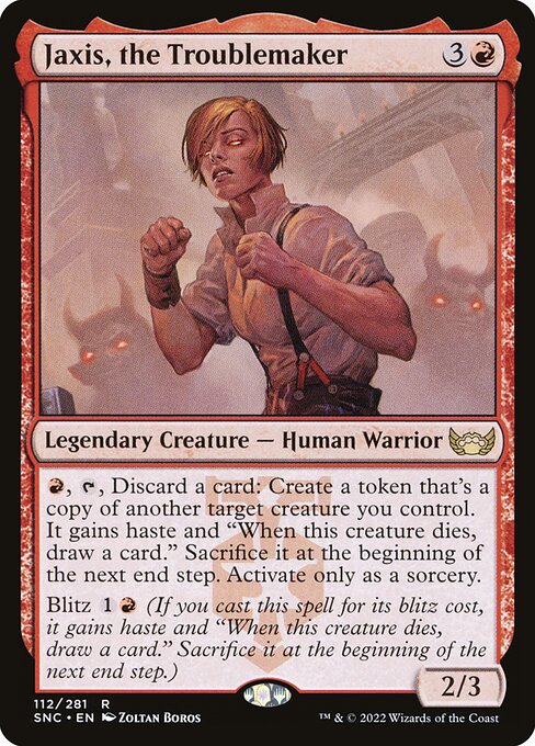 Jaxis, the Troublemaker - Streets of New Capenna #112 (Near Mint)