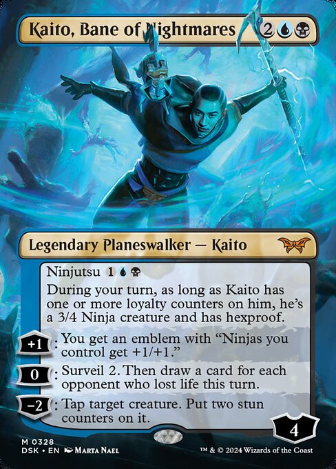 Kaito, Bane of Nightmares - Duskmourn: House of Horror #328 (Near Mint)