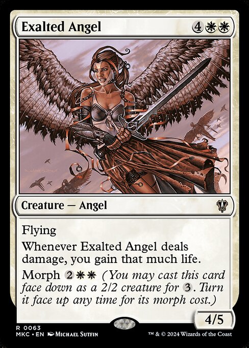Exalted Angel - Murders at Karlov Manor Commander #63 (Near Mint)