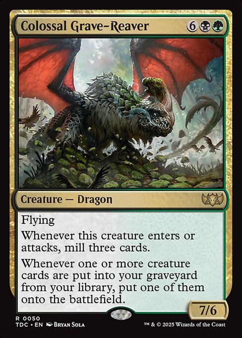 Colossal Grave-Reaver - Tarkir: Dragonstorm Commander #50 (Near Mint)