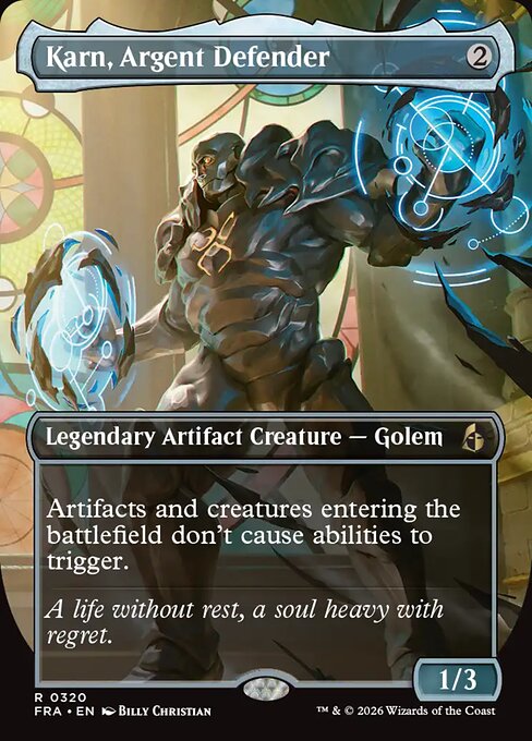 Karn, Argent Defender - Reality Fracture #320 (Near Mint)
