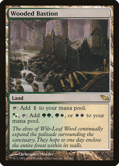 Wooded Bastion - Shadowmoor #281 (Near Mint)