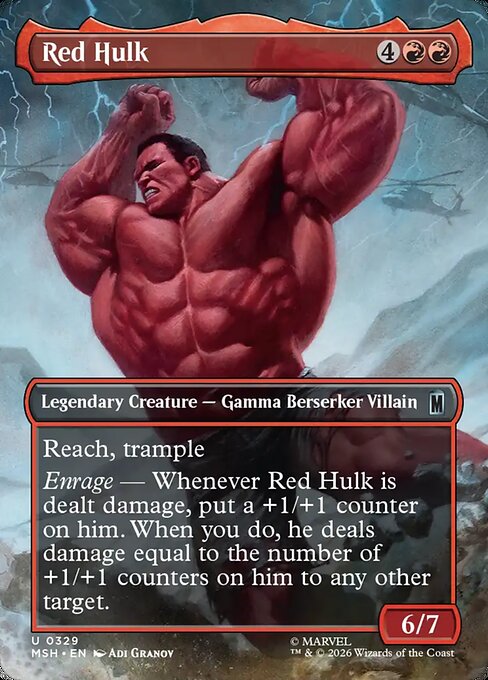 Red Hulk - Marvel Super Heroes #329 (Near Mint)