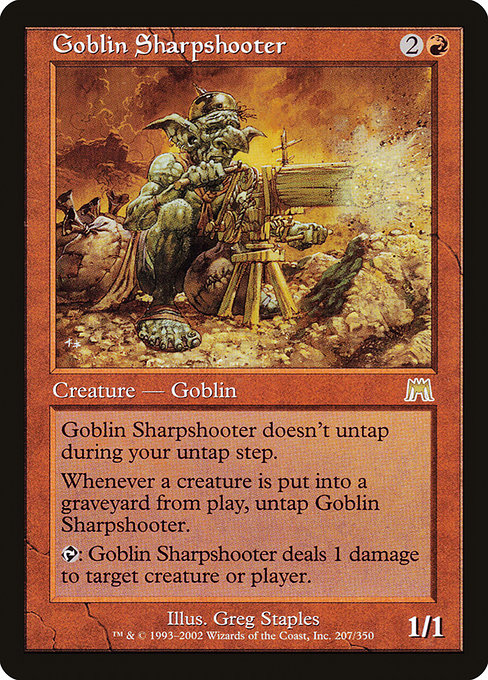 Goblin Sharpshooter - Onslaught #207 (Lightly Played)