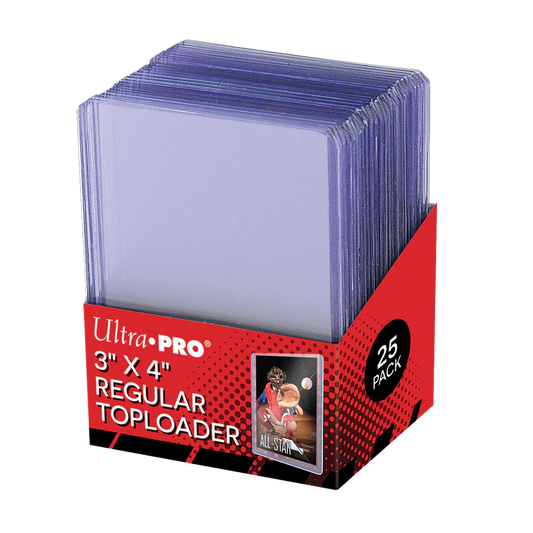 Ultra Pro 3" x 4" Regular Toploaders (25pk)